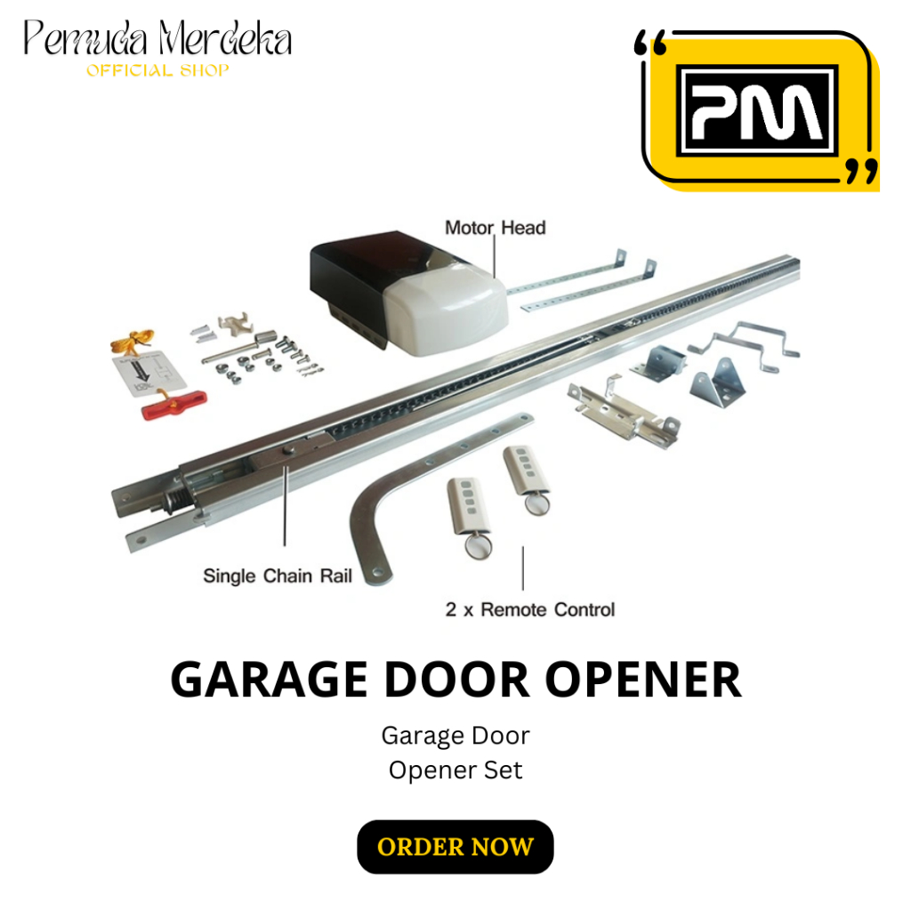 Mesin Pembuka Pintu Garasi Otomatis Garage Door Opener Penggerak Pintu