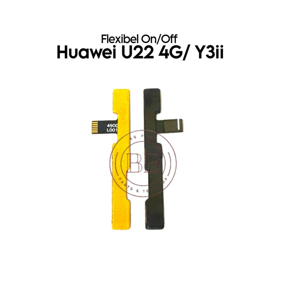 Flexibel Konektor On Off Hua wei Y3II / U22 4G / LUA-U22 / LUA-U02 / LUA-L21 / LUA-L22 / LUA-L01 / U