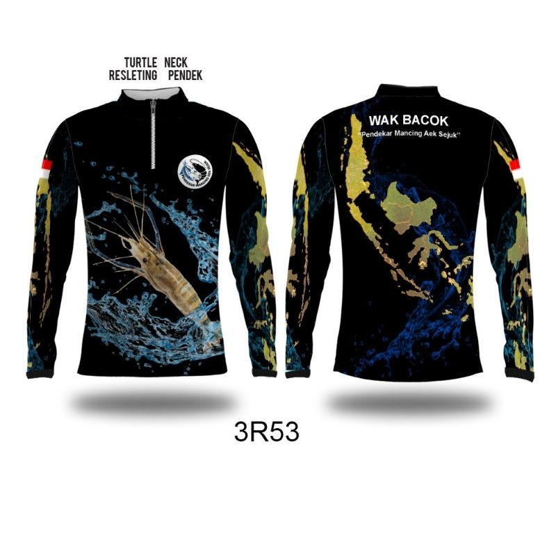 Jersey mancing custom udang galah