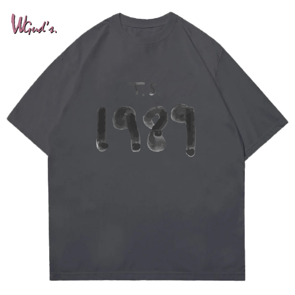 WGUD'S Cotton Combed 30S T-shirt T.S. 1989 [sablon DTF] Unisex Pria & Wanita *PREMIUM QUALITY*-ABU TUA