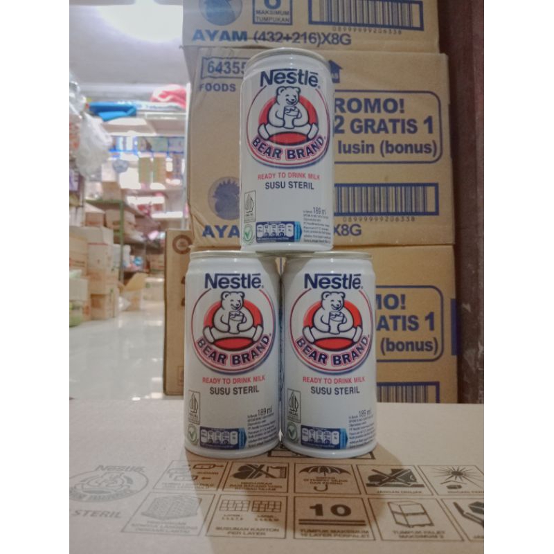 

SUSU STERIL NESTLE BEAR BRAND BERUANG 189ML