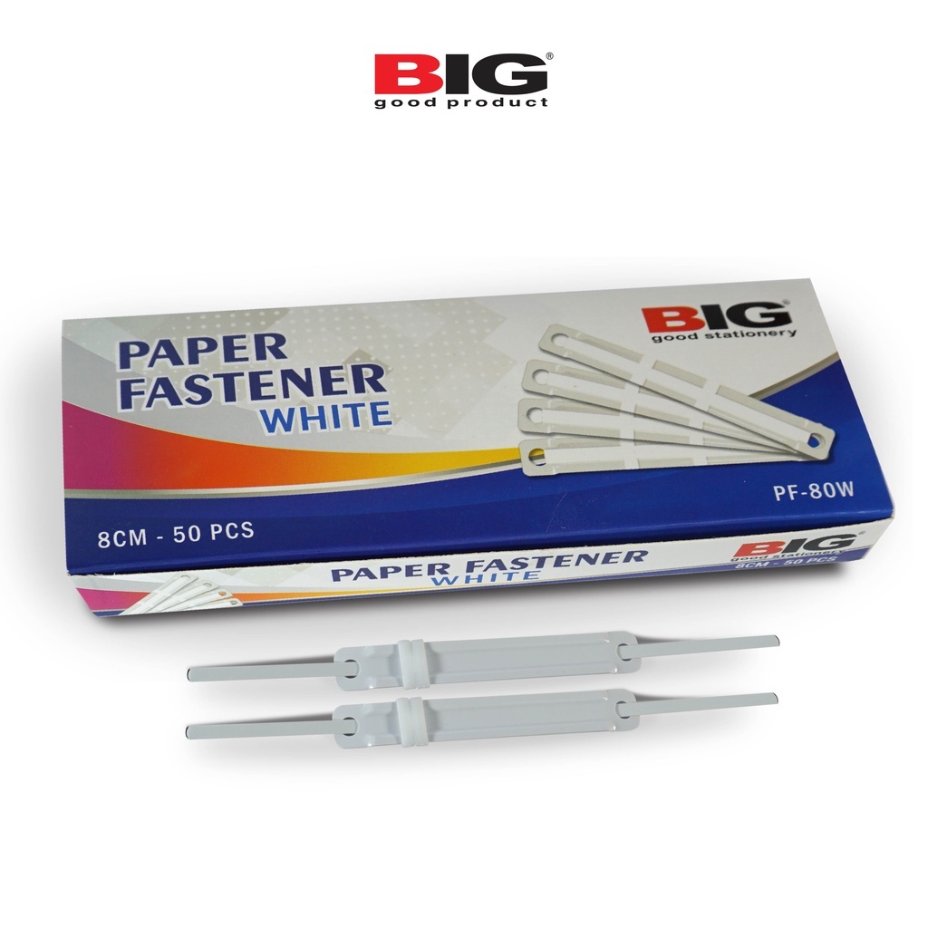 

Paper Fastener Acco Warna Putih BIG PF-80W / 1PACK 50PCS