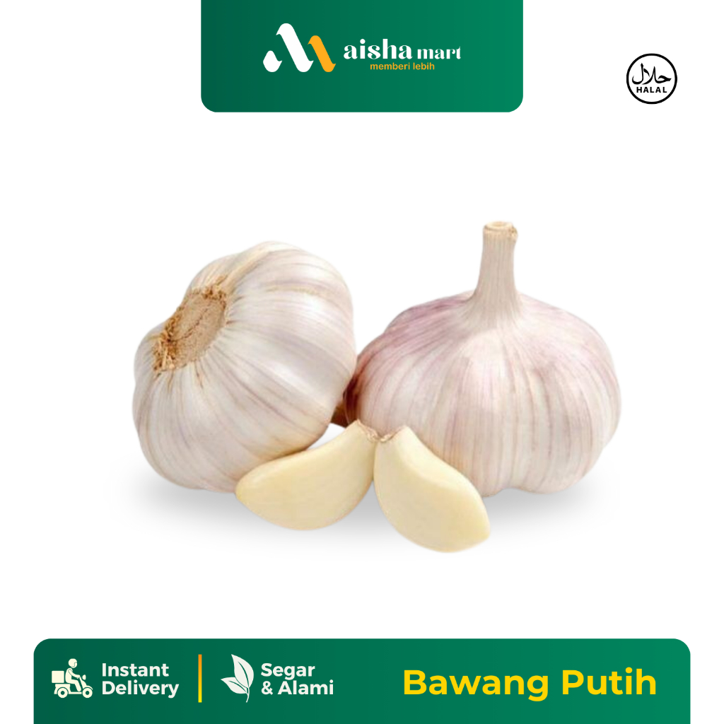 

BAWANG PUTIH ORGANIK / AISHA MART SURABAYA