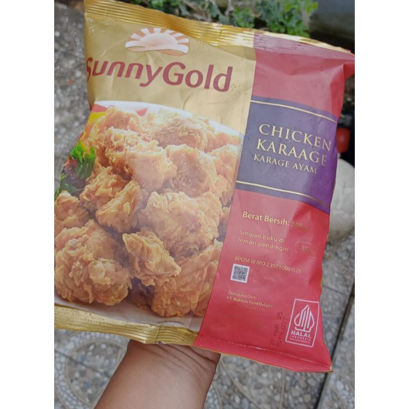 

Sunny Gold Chicken Karage 500gram Super Premium 4D Frozen Food ⭐⭐⭐⭐⭐