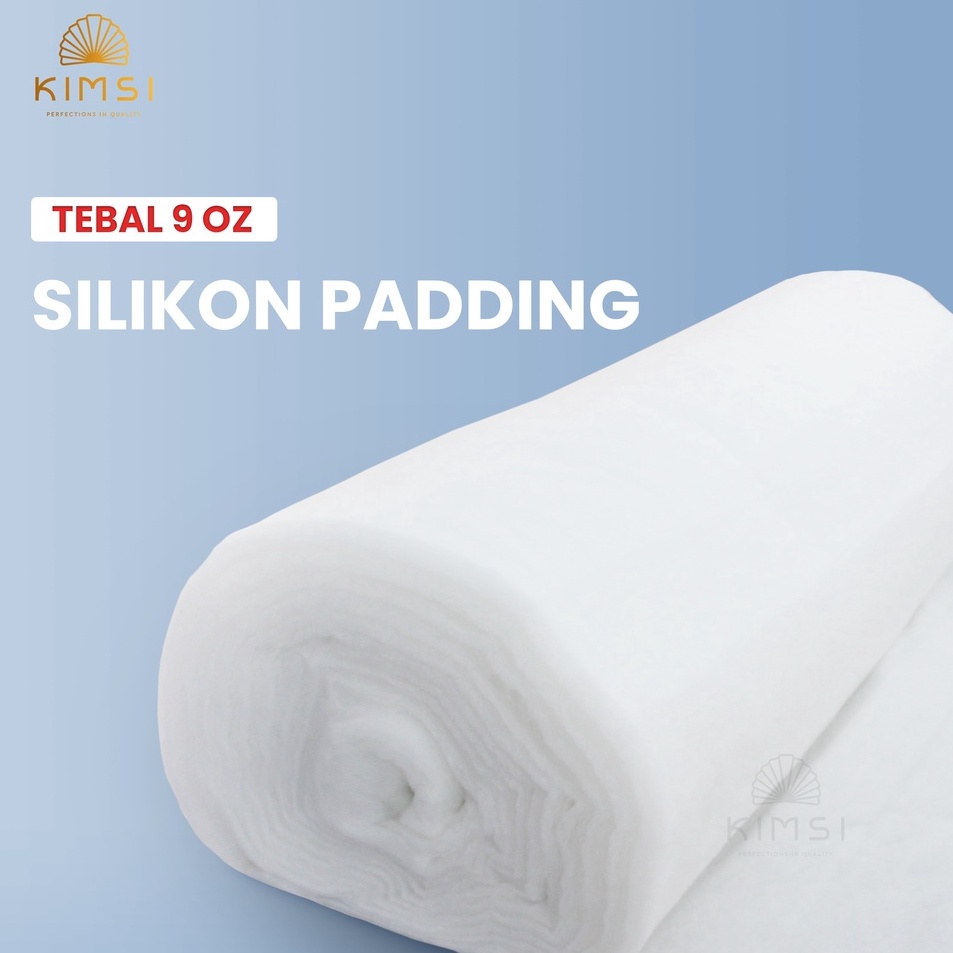 Silikon dacron padding lembaran tebal 9Oz meteran lebar 24 meter