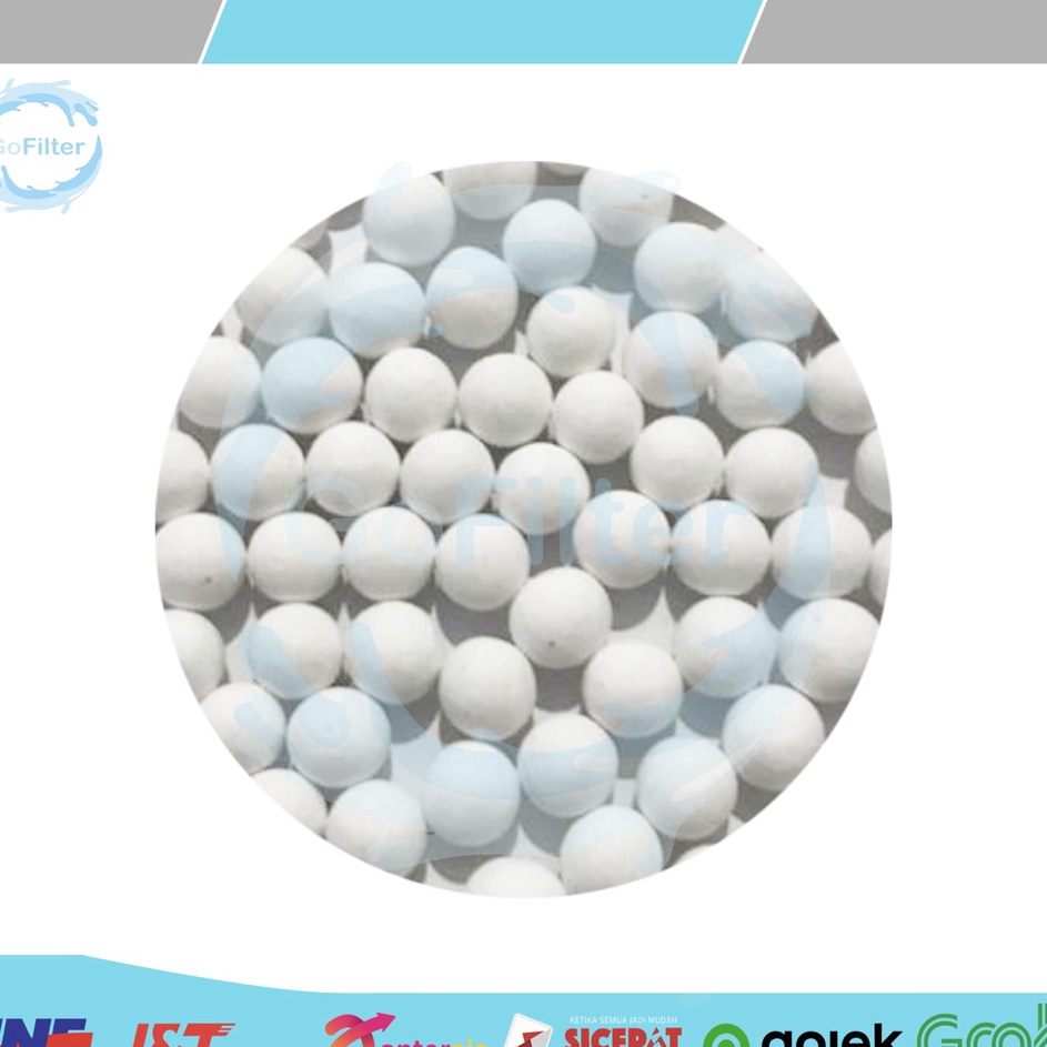 BIO CERAMIC BALL 1 KG  BIO KERAMIK BALL KILOAN FILTER AIR BIO ENERGI WHITE PUTIH