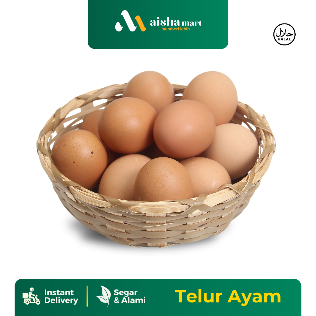 

TELUR AYAM LOKAL / AISHA MART SURABAYA