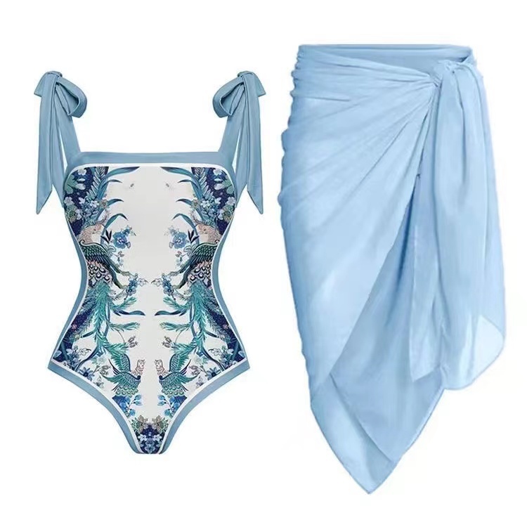 𝐑𝐄𝐀𝐃𝐘 𝐒𝐓𝐎𝐂𝐊 𝐒𝐀𝐅 - VANIA reversible swimsuit one piece woman + cover up bikini / baju renang wanita /