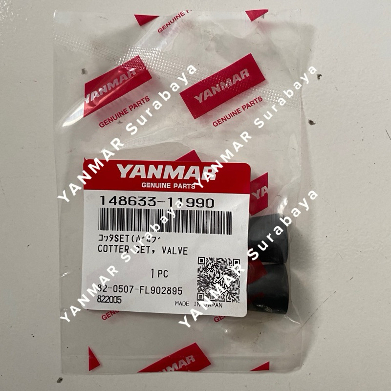 Cotter / Kuku klep Yanmar TF300 27310-110001 148633-11990 Original