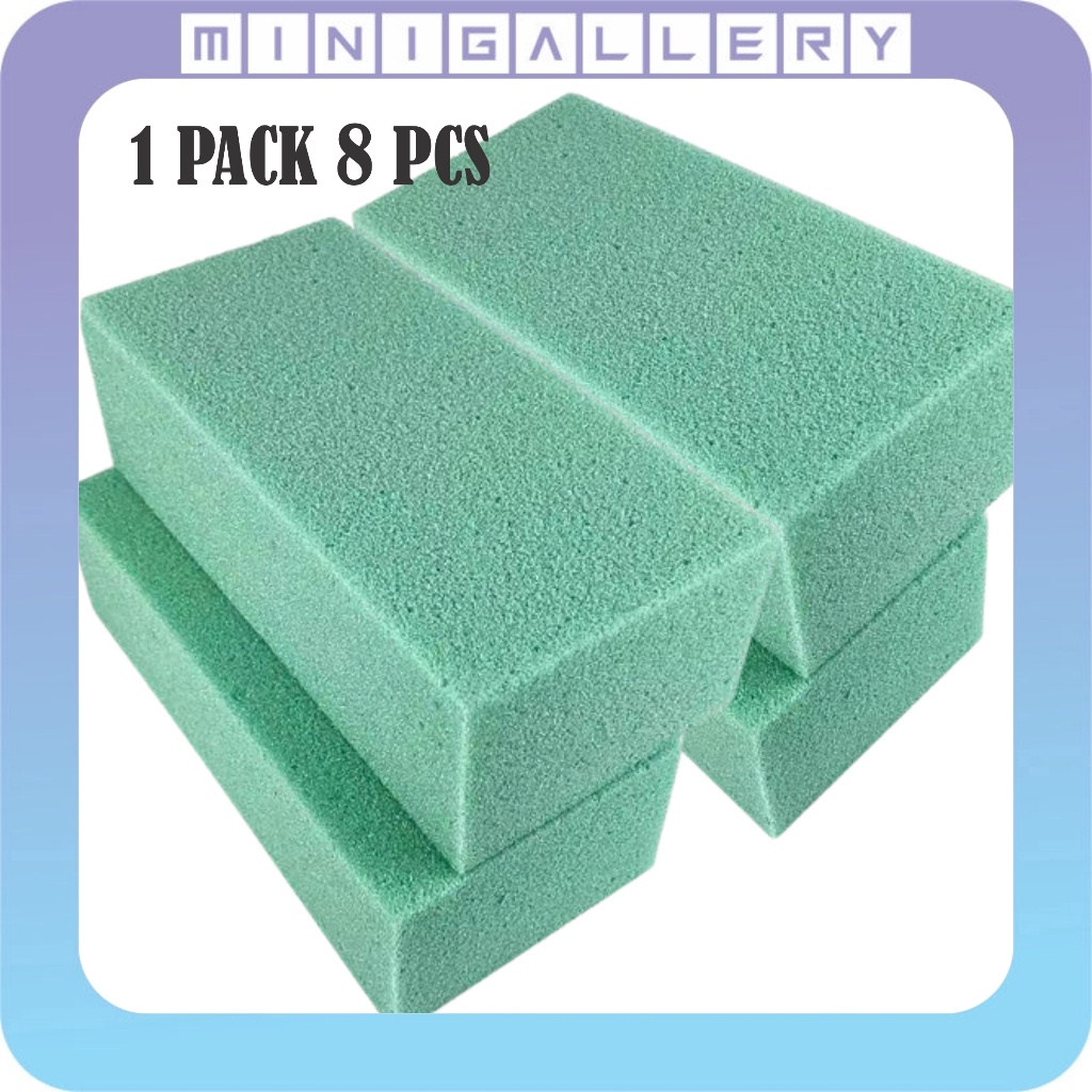 

Terlaris 1 Dus Isi 8 Pcs Foam Busa Buket Bunga Dry Floral Oasis Busa Kering