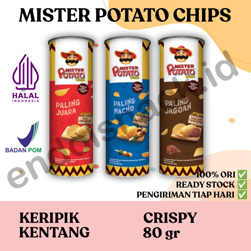 

MISTER POTATO KERIPIK KENTANG VARIAN RASA PER SATUAN