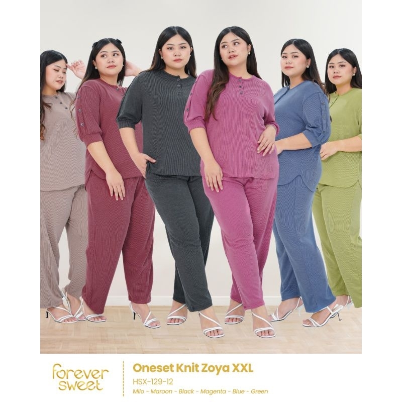 ONE SET KNIT ZOYA BIG SIZE/ONE SET BIG SIZE/STELAN JUMBO