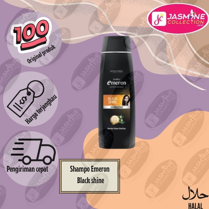 Emeron Shampoo Black and Shine Sachet 170 ml