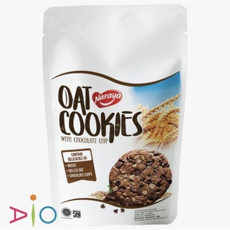 

NARAYA Oat Cookies with Chocolate Chip 150g