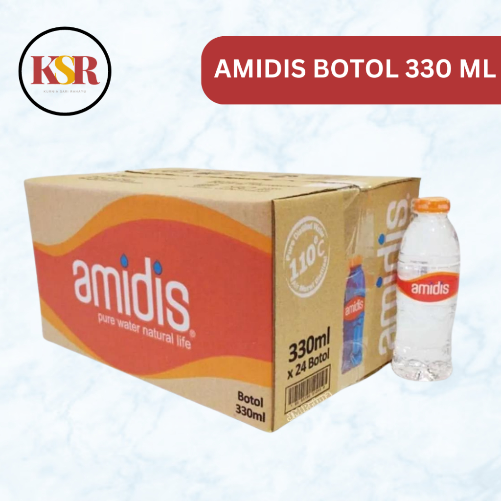 

[KSR] AMIDIS Botol 330ml Dus - 24 x 330 ML [ Khusus Bandung ]