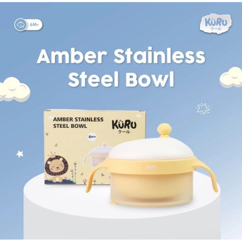 Kuru  Stainless Steel 316L Kids Bowl | Mangkok Makan Stainless Anak