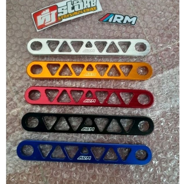 Manisan arm knalpot racing nmax aerox new full cnc arm arumi motopart