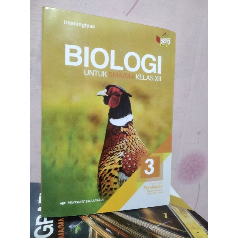 buku biologi kelas 12/XII/3, sma ma Erlangga revisi