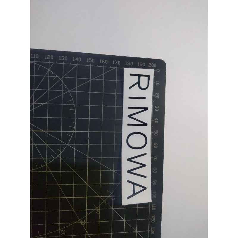 

cutting stiker rimowa