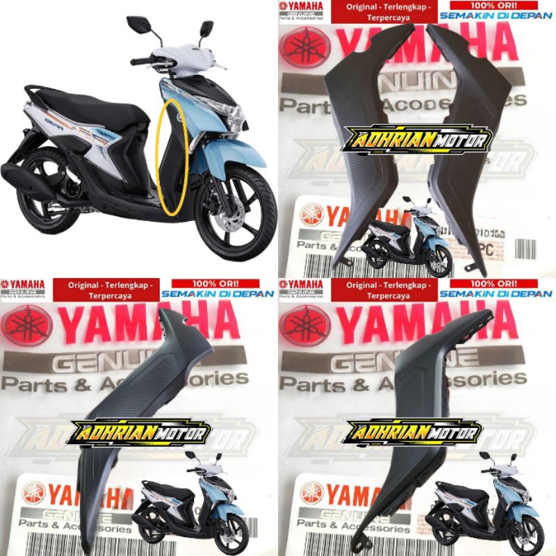 MOLE, COVER SAYAP DEPAN SAMPING MIO GEAR 125 KANAN KKRI ASLI ORIGINAL YAMAHA B3W-F835V-00-P0 B3W-F83
