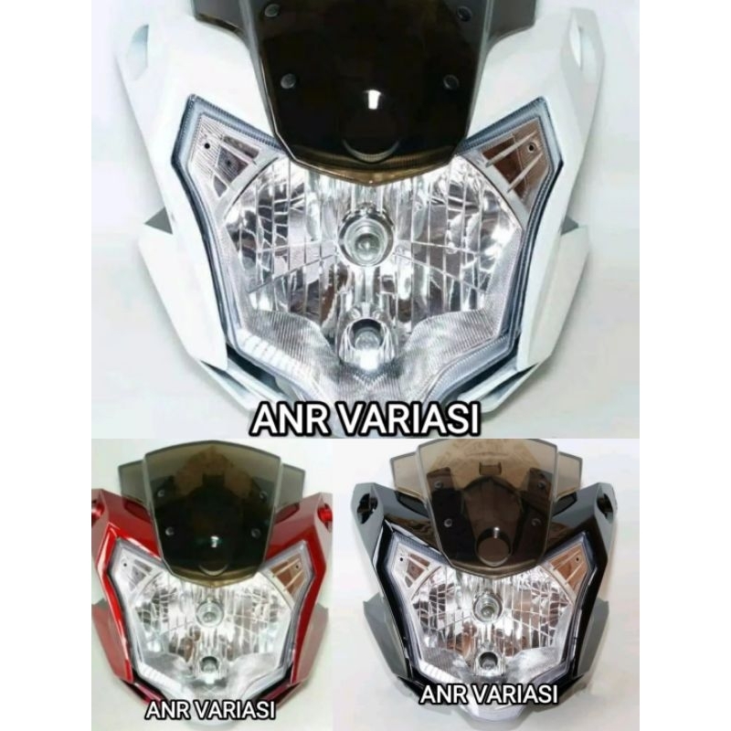 Headlamp/kedok batok lampu depan vixion new 2016 NVA set reflektor lampu depan new vixion advance nv