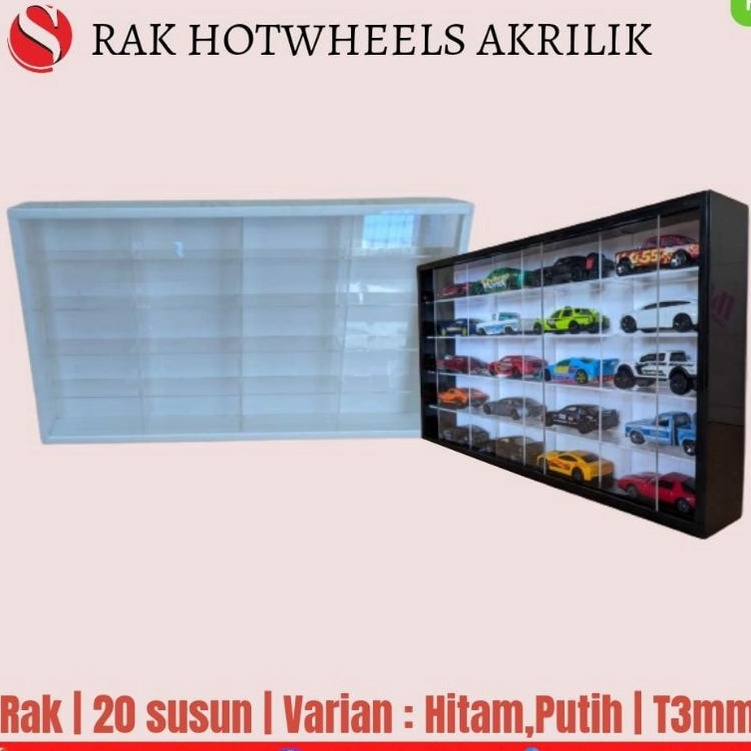 Baru Spesial  tempat hotwheels akrilik  rak hotwheels akrilik  dispy rak hotweels