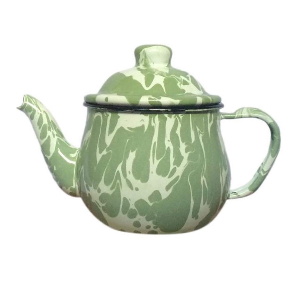 Harga Miring Teko Blirik Timbangan Eskan Jadul Lurik Hijau 12cm