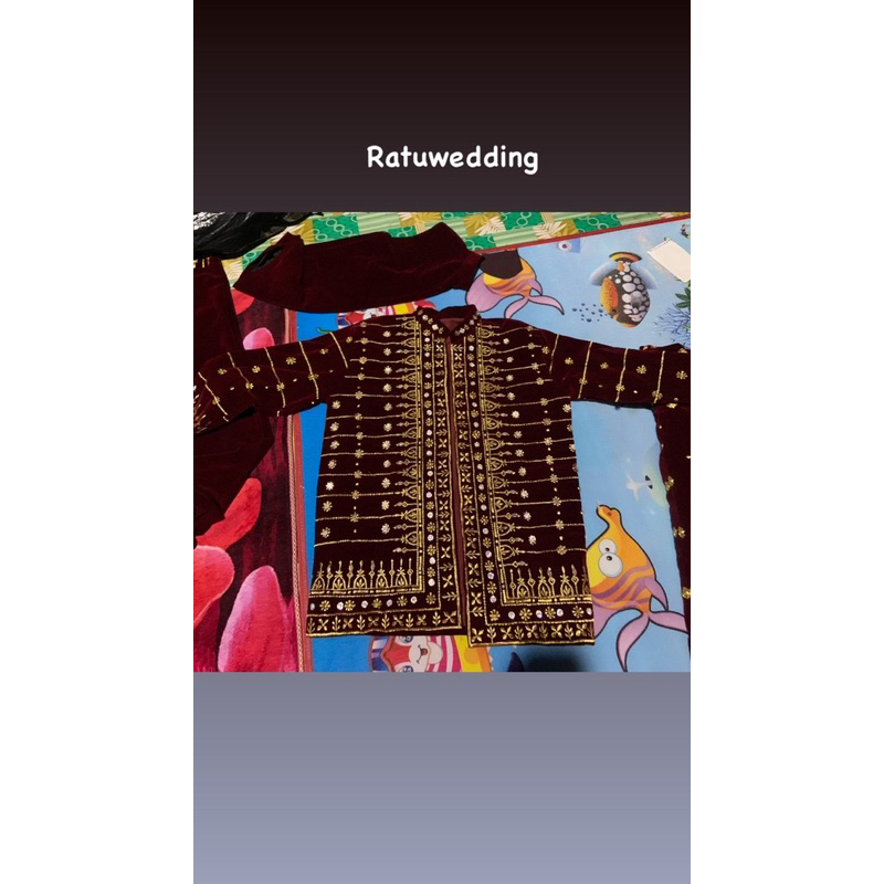 Baju pengantin bordiran