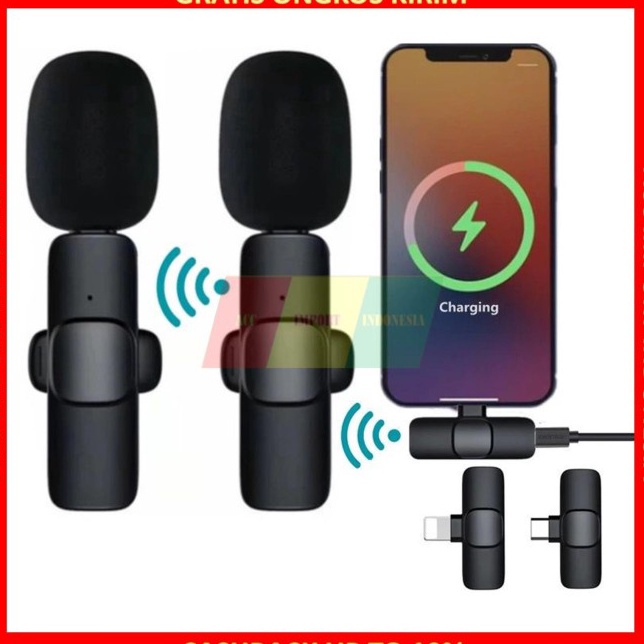 Sale Microphone Wireless Bluetooth Type C HP Laptop Lighng MIC Clip On  Type C