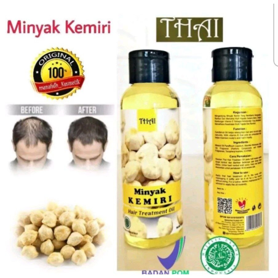 HAIR BEAUTY OIL MINYAK PENGHITAM RAMBUT BERUBAN DAN PENEBAL RAMBUT BPOM