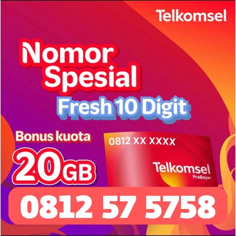 Nomor cantik 10 digit maju mapan 5758