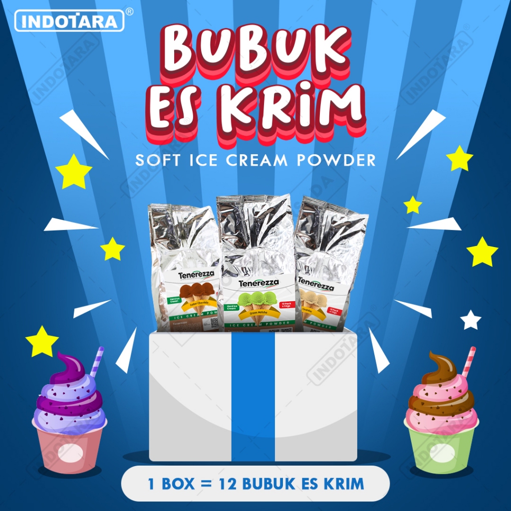 

Bubuk Es Krim Soft Ice Cream Tenerezza 1.1 Kg Pilihan Rasa