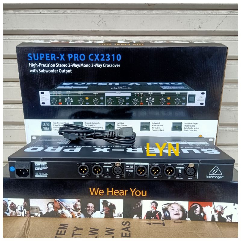 RB CROSSOVER BEHRINGER CX2310 CROSSOVER AKTIF 2/3 WAY CX 2310