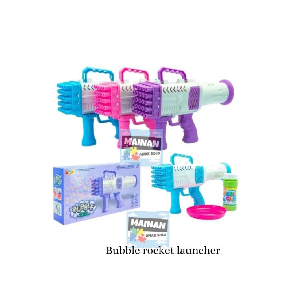 MAINAN ANAK BUBBLE ROCKET LAUNCHER