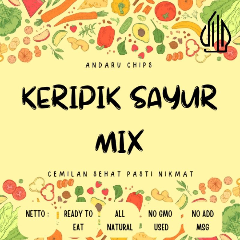 

Andaru Chips Keripik Sayur MIX (100g)