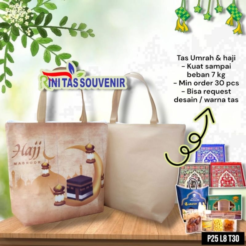 

Tas Souvenir Haji Tas Tempat Oleh-Oleh Haji Tas Resleting Trapesium