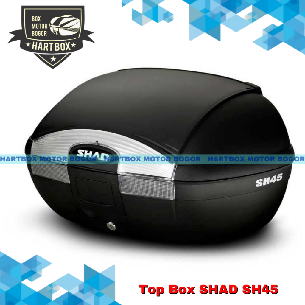 Box Motor Shad SH45 Hitam Top Box Shad SH 45 Aksesoris Motor Xmax Nmax Pcx Thunder Byson