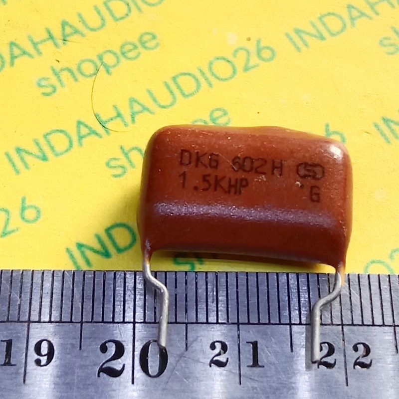 602  1.5kv 15mm 20mm DKG 602H 1.5KHP KAPASITOR mylar 6n milar 6nf 1500v