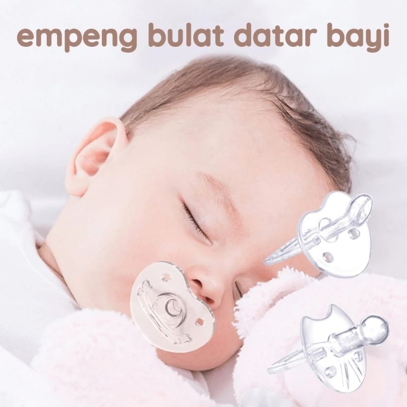 Empeng Silicon Lembut / Empeng Bayi BPA Free / Empeng gepeng bayi / empeng bulat bayi / Empeng shoot