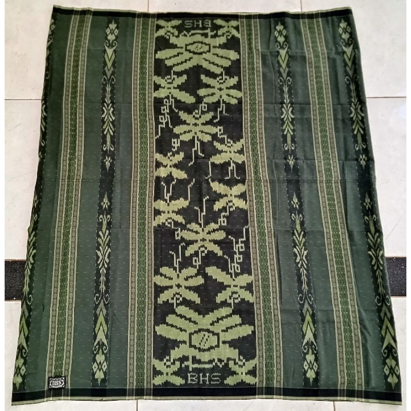 Sarung BHS full sutera 210/2 spunslik silver motif GDI Second