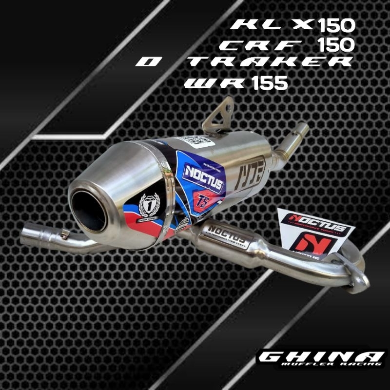 knalpot crf150 noctus t5 knalpot noctus klx150 noctus d tracker knalpot noctus wr 155