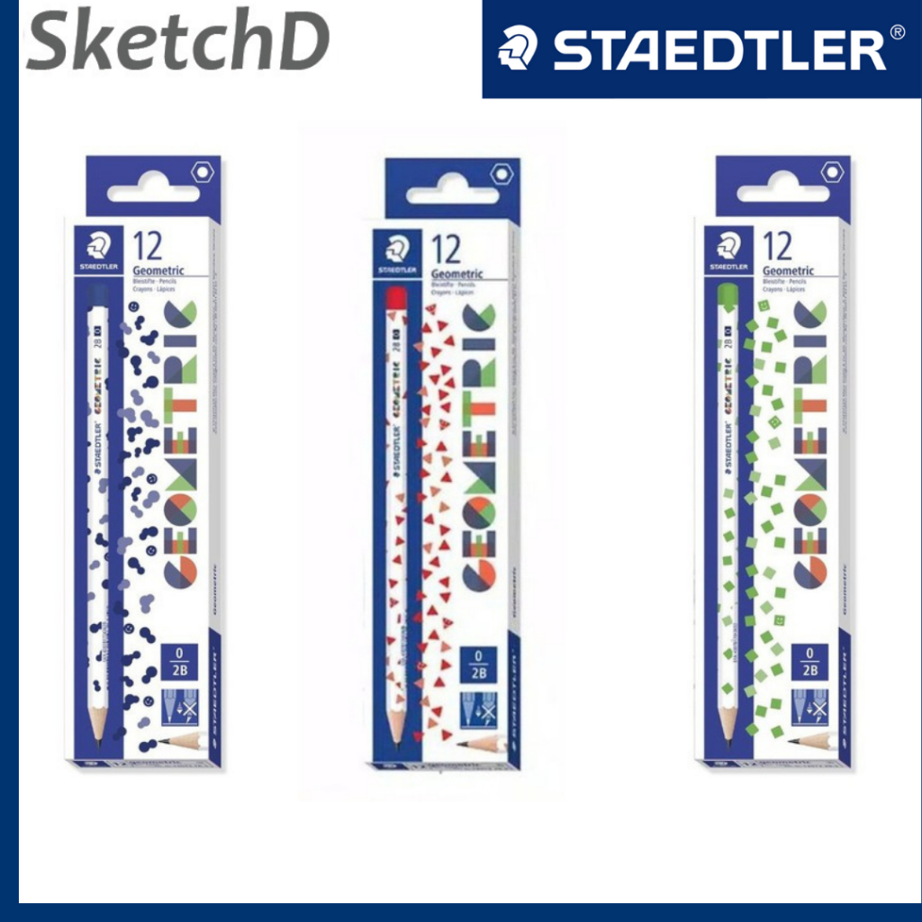 

Pensil 2B Staedtler Geometric Pencil 130-73 2B Geometri