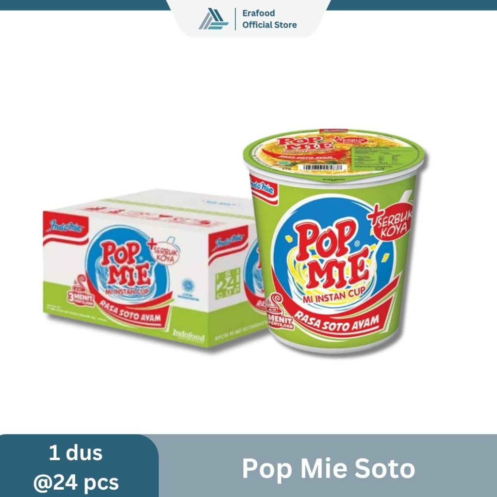 

Pop Mie Rasa Soto 79g - 1 Dus @24PCS