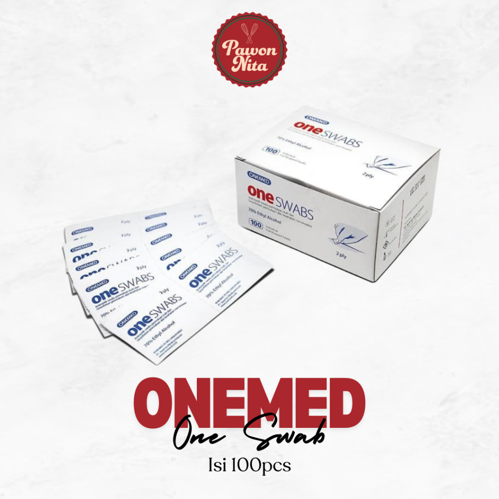 ONEMED One Swab - Tissue / Kapas Alkohol isi 100pcs