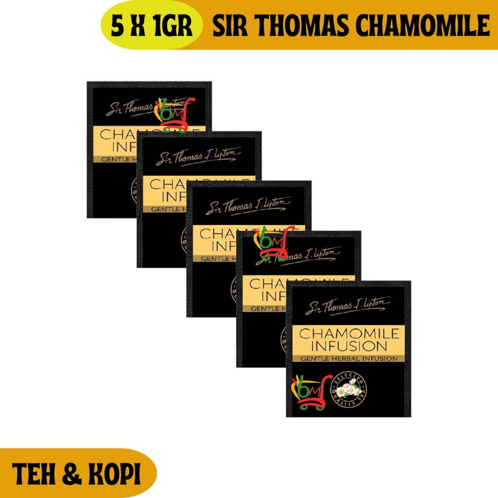 

5PCS Sir Thomas Chamomile Teh Celup dari Lipton