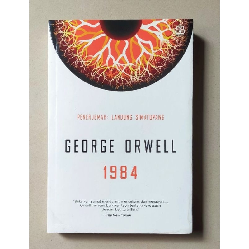 Buku original George Orwell 1984 / terbitan Bentang 2014