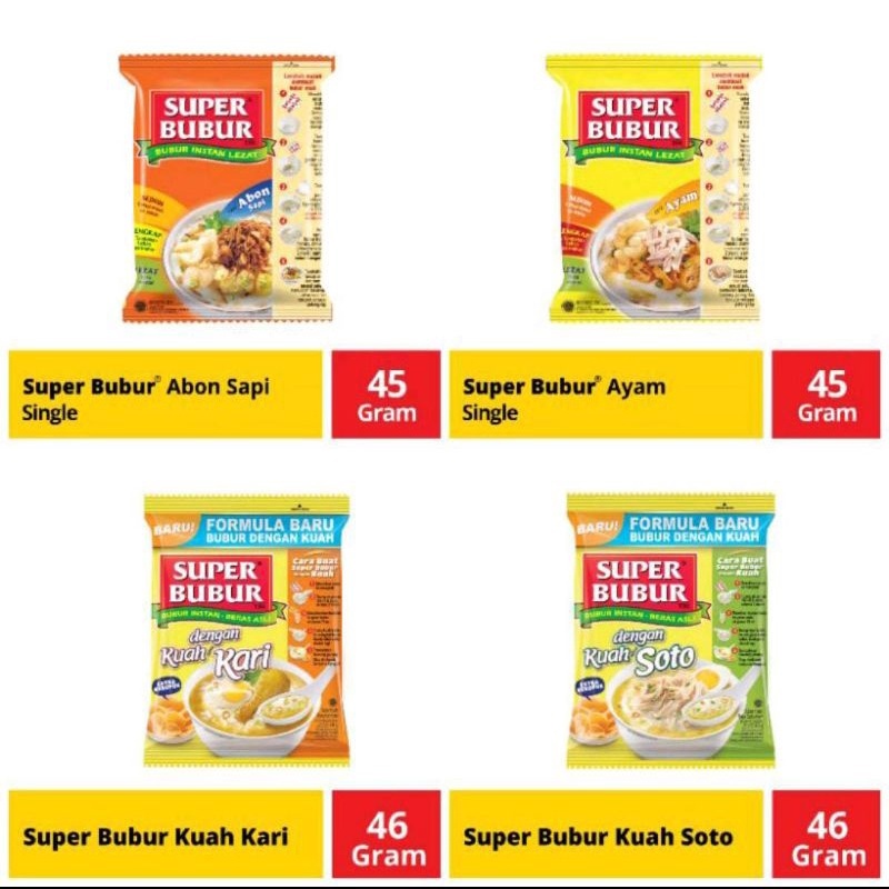 

SUPER BUBUR 46 GRAM