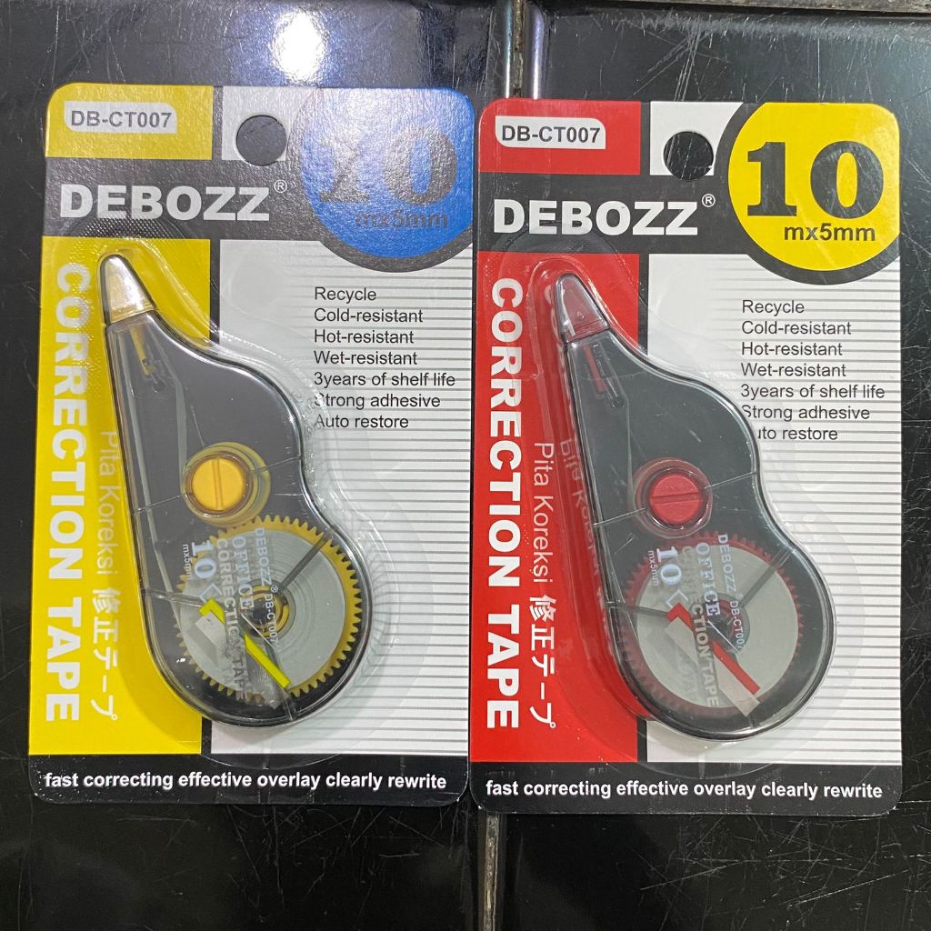 

Correction Tape / Tipex Kertas Roll Debozz 10M