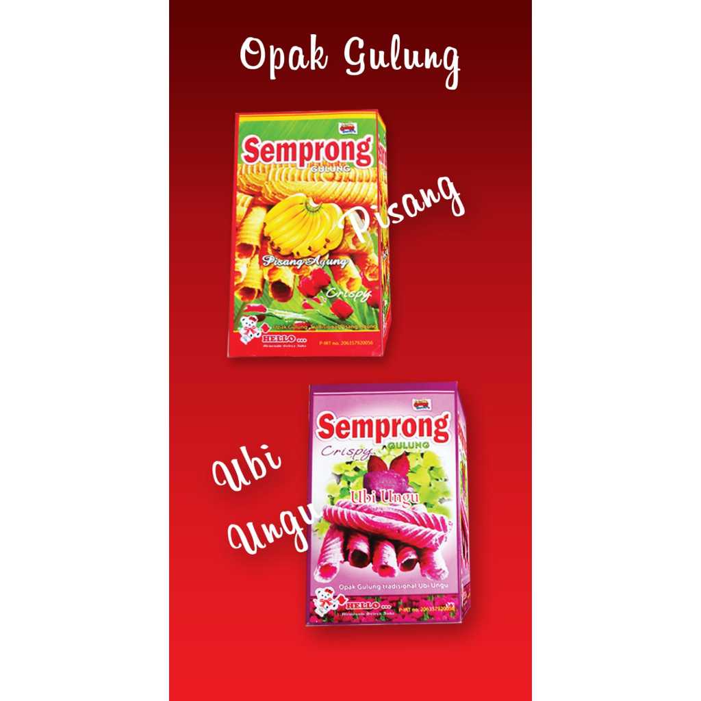 

Semprong Pisang / ubi