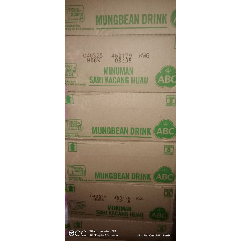 

ABC SARI KACANG HIJAU 250 ML DUS ISI 24 PCS EXP MEI 2025